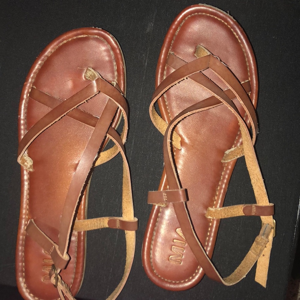 Brown sandals